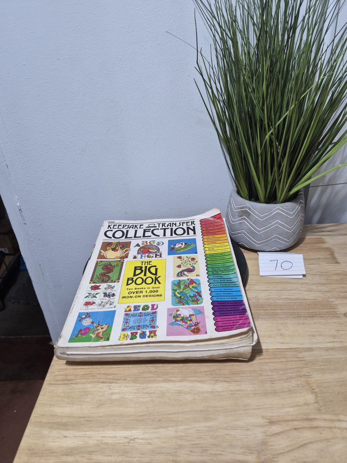 1980 Keepsake Transfer Collection – The Big Book of Iron-on Transfers