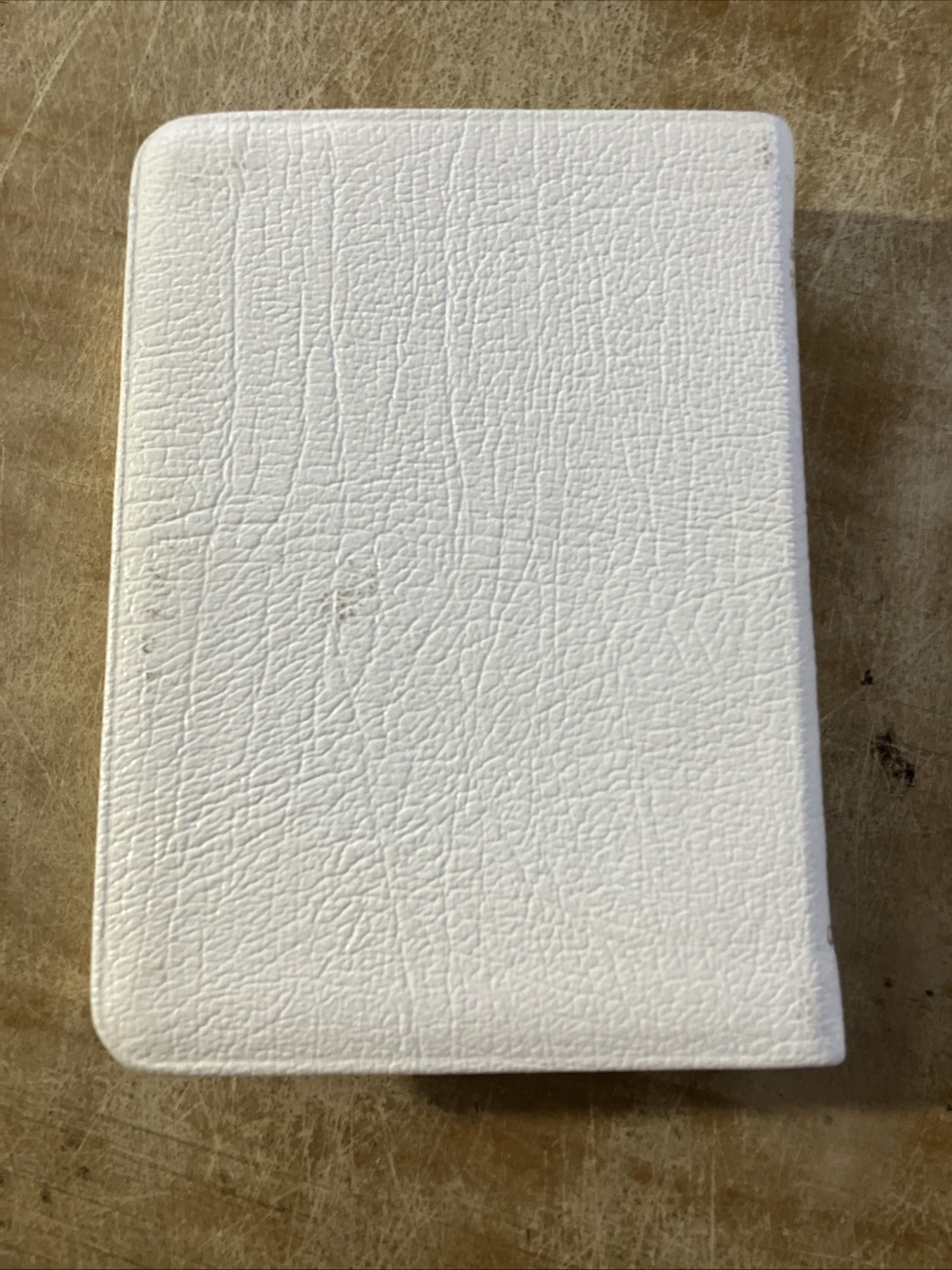 Revised English Bible (REB) White French Morocco Leather Rare Cambridge REB172W