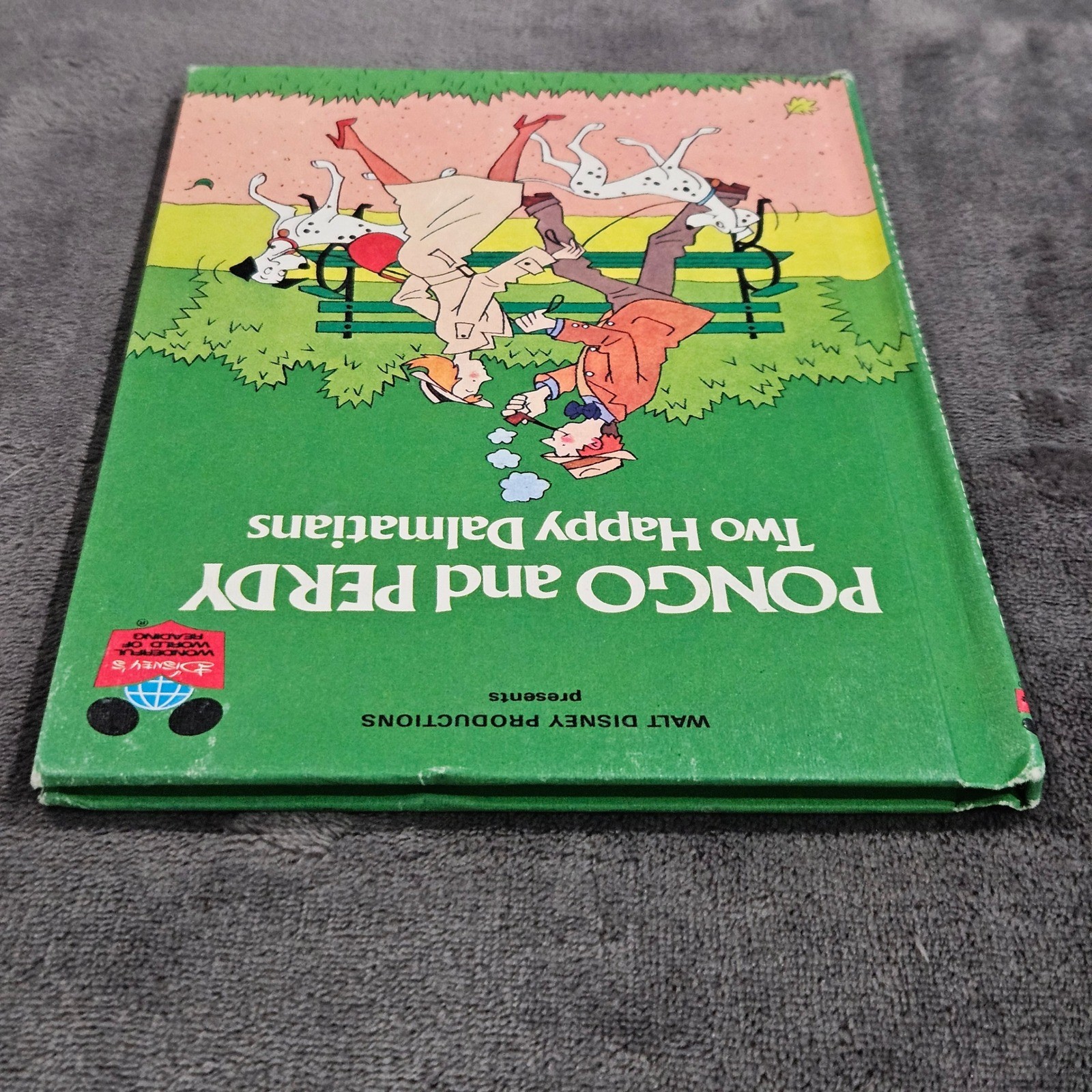 Walt Disney Pongo and Perdy Two Happy Dalmatians Book Club Edition