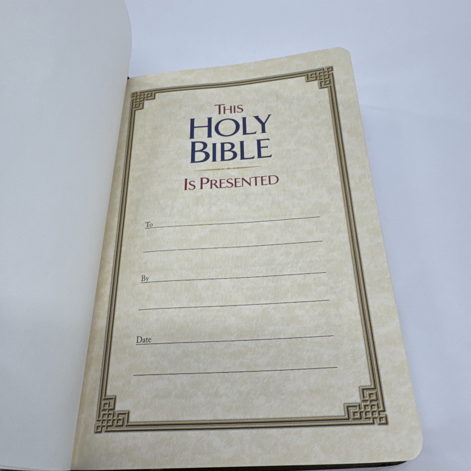 Thomas Nelson Bible KJV GP Reference 0543A Red Letter Self Pronouncing 2 Tone
