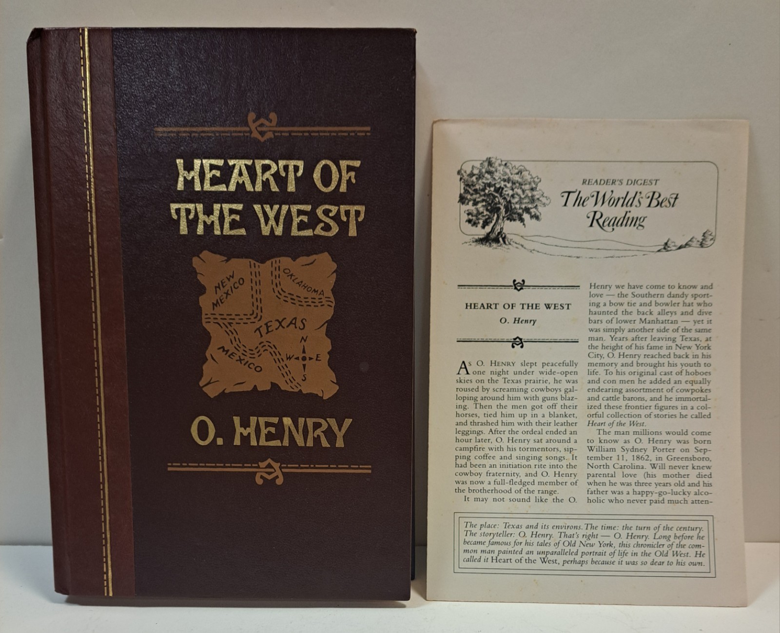 Reader’s Digest HC 2 Book Lot Gift Of The Magi Heart Of The West O. Henry