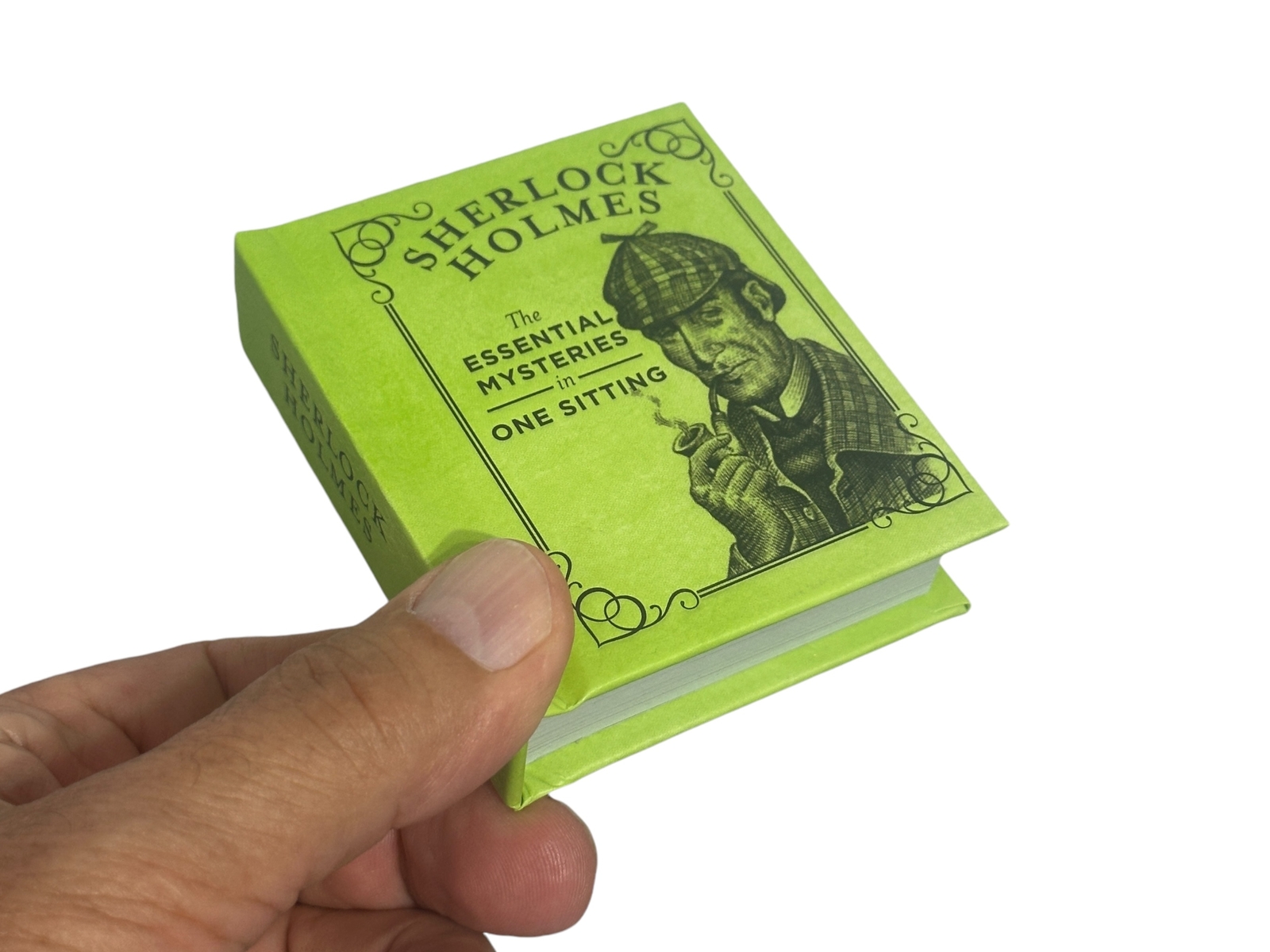 Sherlock Holmes The Essential Mysteries in One Sitting mini book 3.30″ H 207 pgs