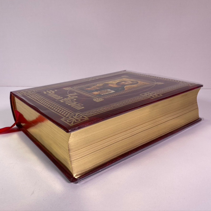 La Santa Biblia De La Familia Editorial Alfredo Ortells Faux Leather Bound Bible
