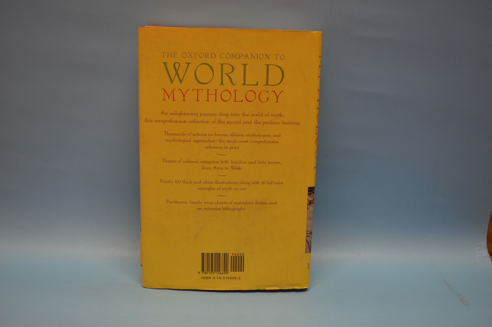 Oxford Companion to World Mythology by David Leeming (2005, Hardcover)♓
