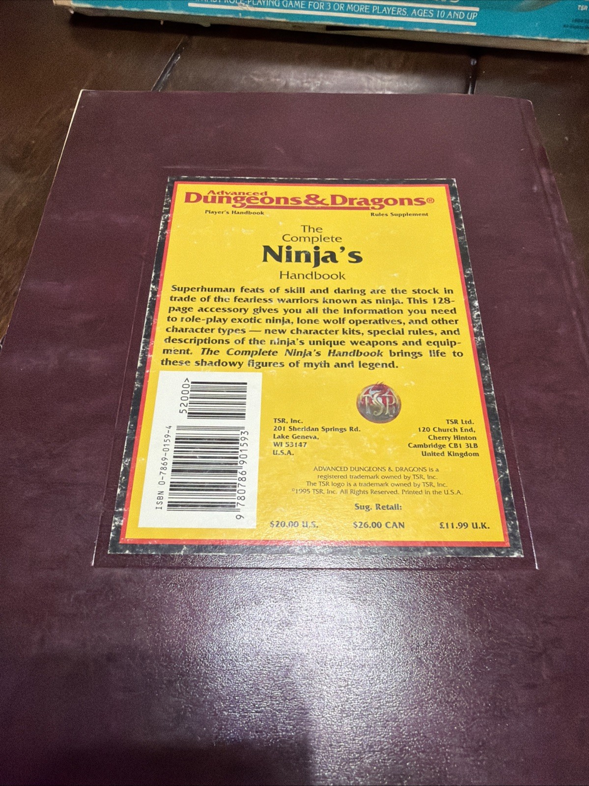 Complete Ninja’s Handbook by Aaron Allston 1995 – 2155