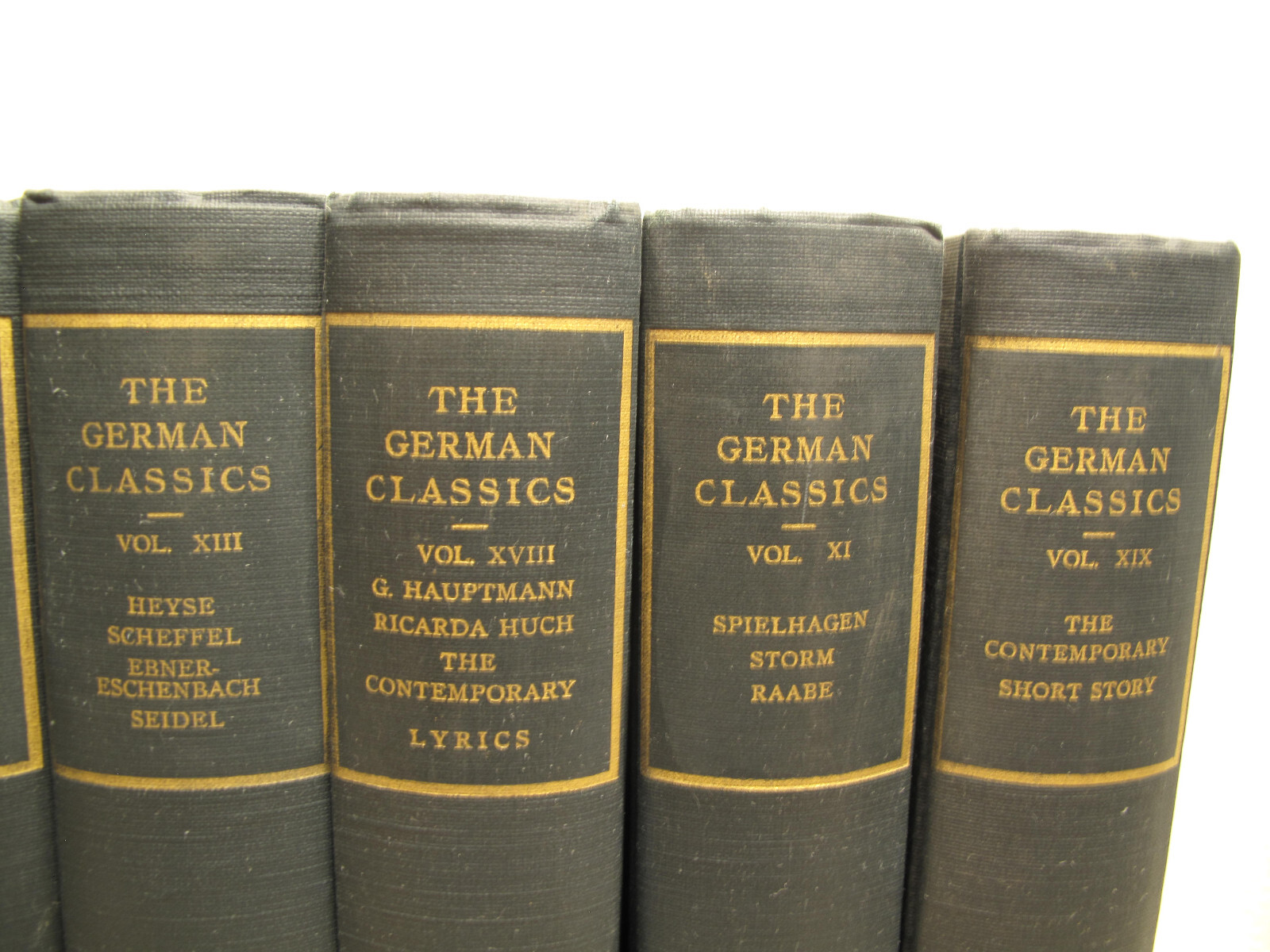 ATG~The German Classics~Patrons Edition~8 Books~1914 & Letters From NYC to Iowa
