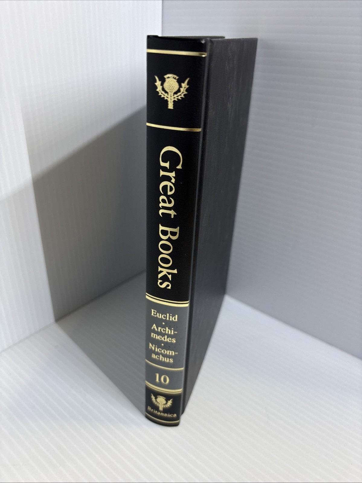 Great Books encyclopedia Euclid Archimedes Nicomachus Britannica #10/1990