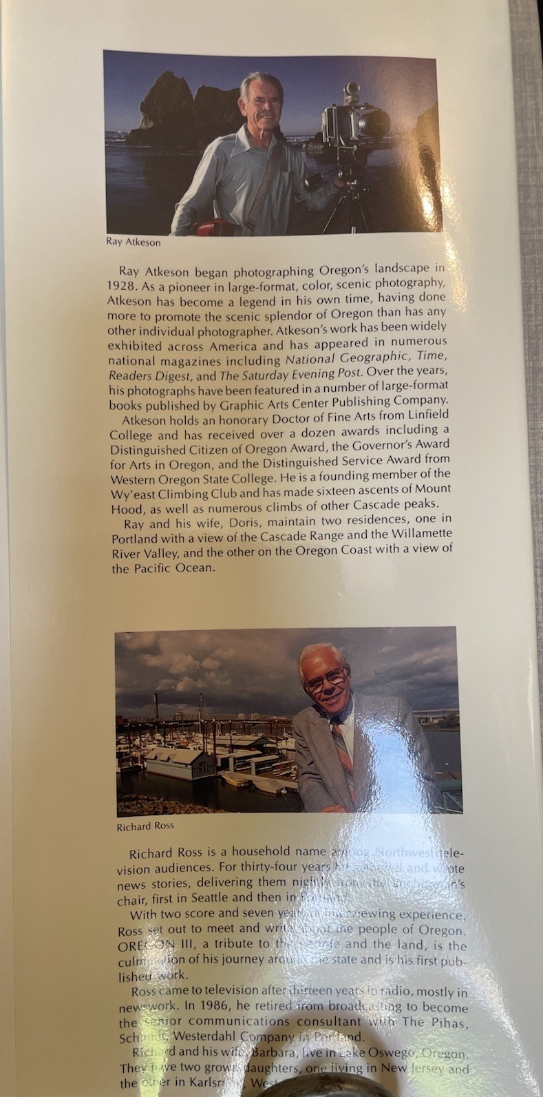 2003 OREGON III Book – Ray Atkeson – Signed Copy Hardcover – Graphic Arts