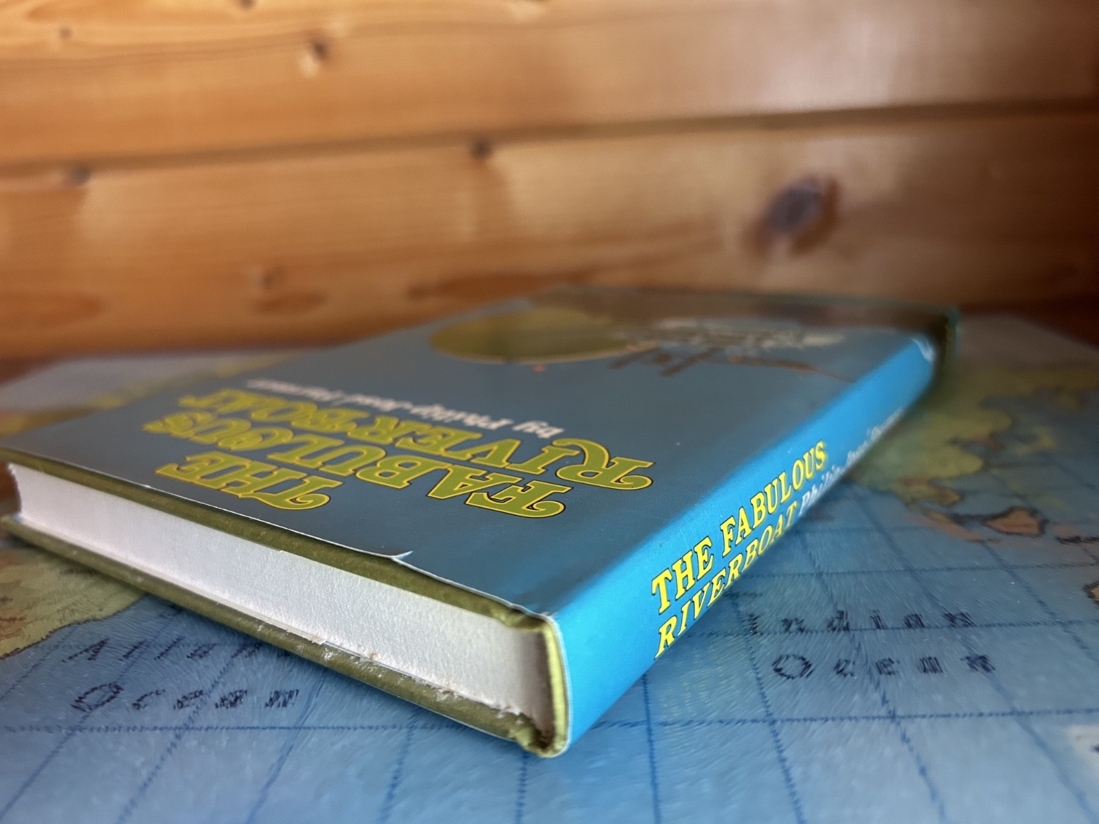 The Fabulous Riverboat by Philip Jose Farmer – 1971 BCE HCDJ – Riverworld #2