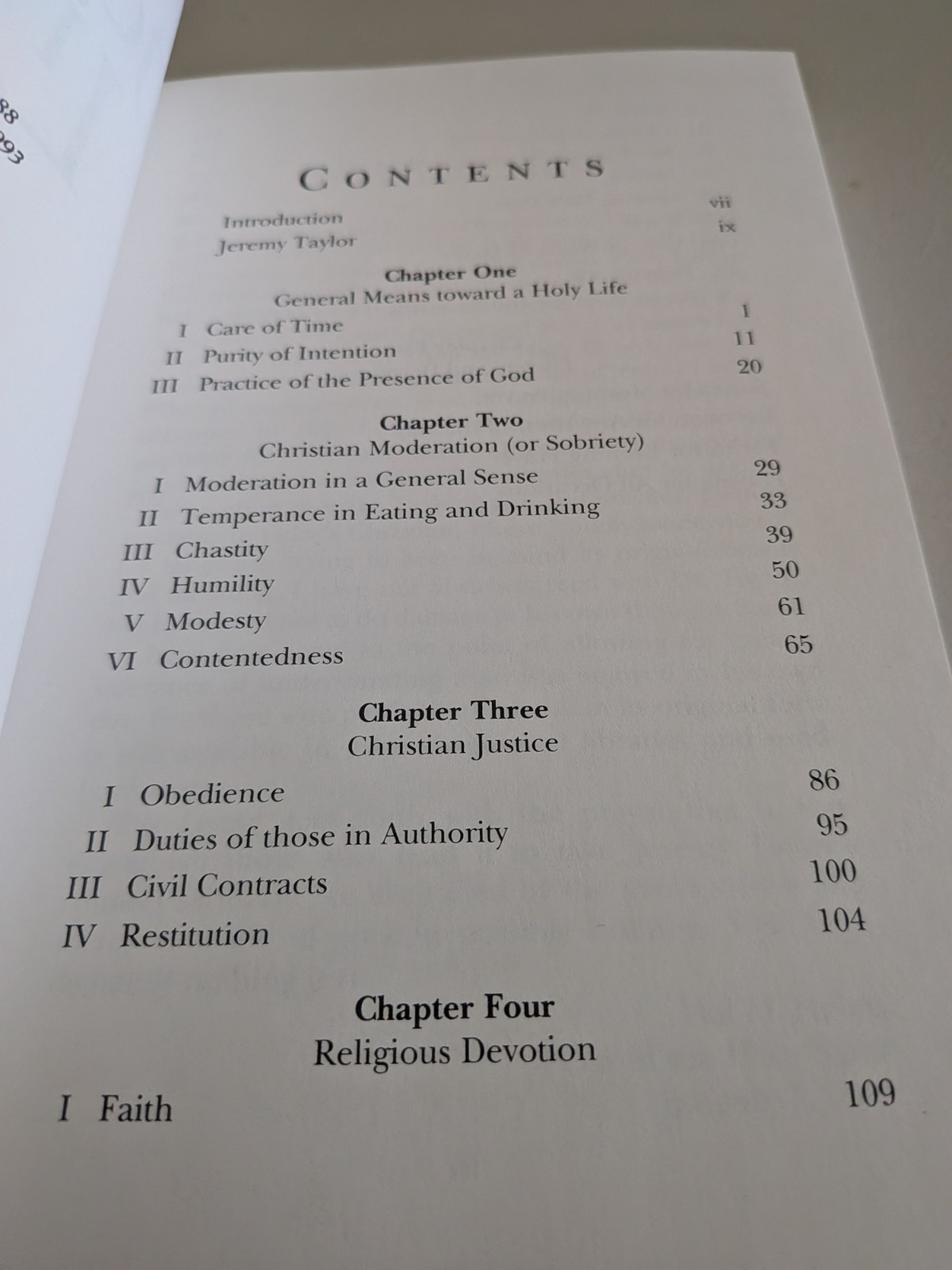 Holy Living, Jeremy Taylor, Paraclete Living Library, PB, Ed H Helms, Very Good