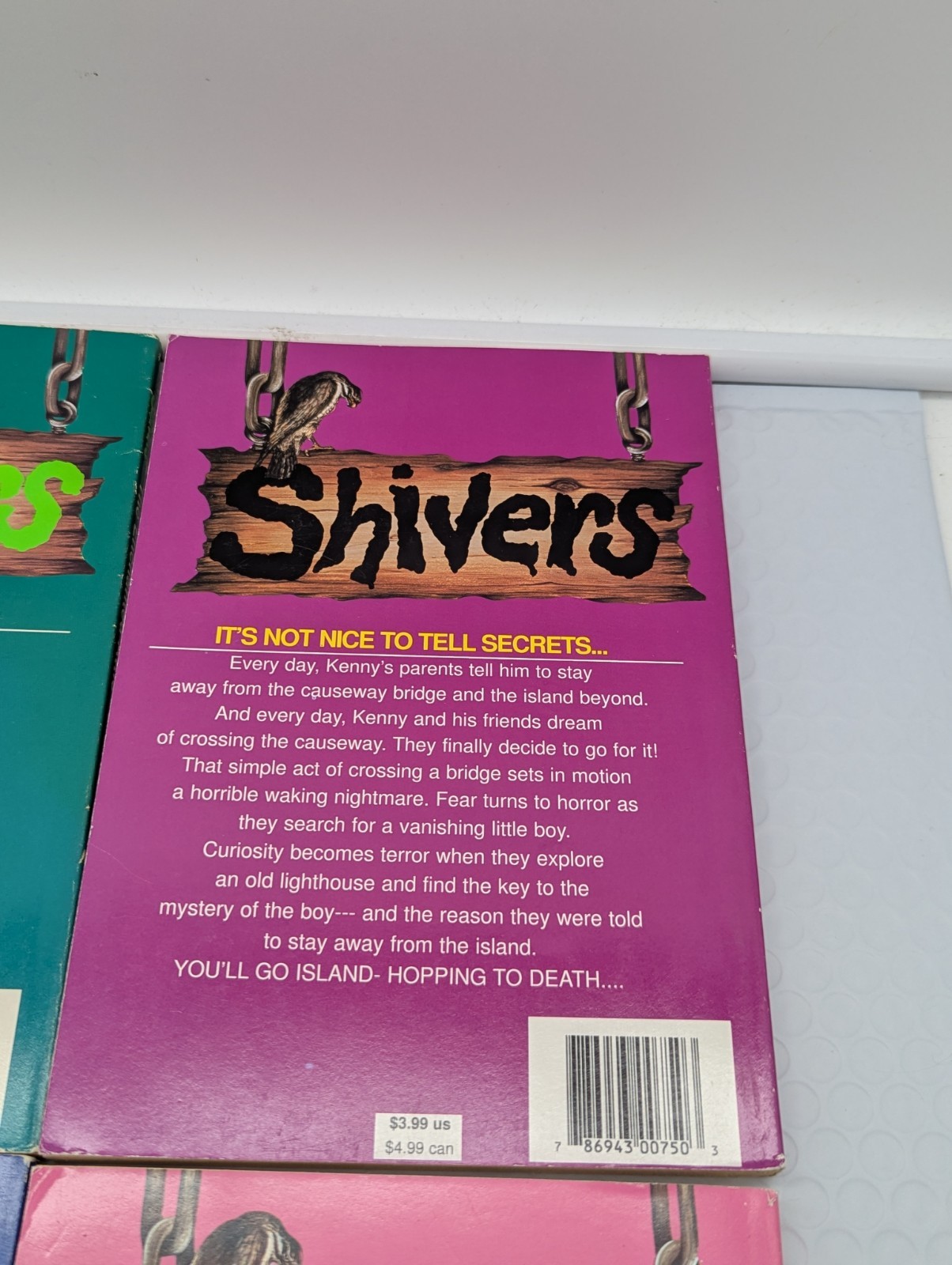 Shivers M.D. Spencer 4 Book Lot 1 12 15 18 Horror 1990’s