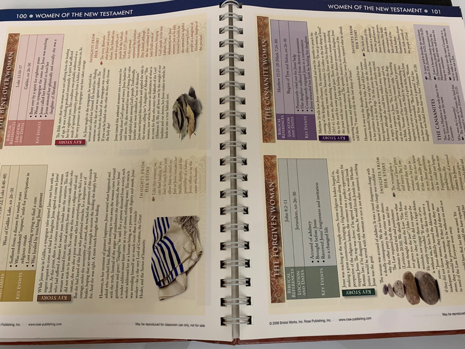 Rose Book Of Bible Chart Lot of 3 Books Maps & Time Lines, Volumes 2 & 3 VG+