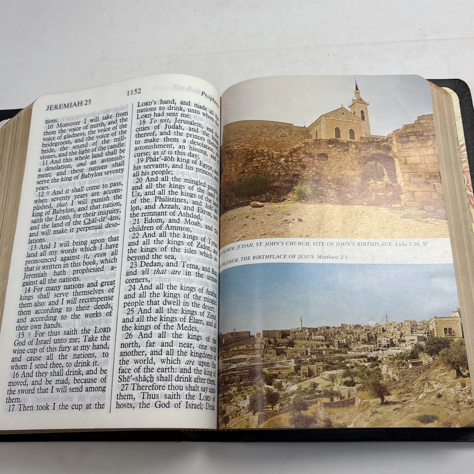 1973 NEW Regency Holy Bible KJV Giant Print Red Letter Edition Black CLEAN