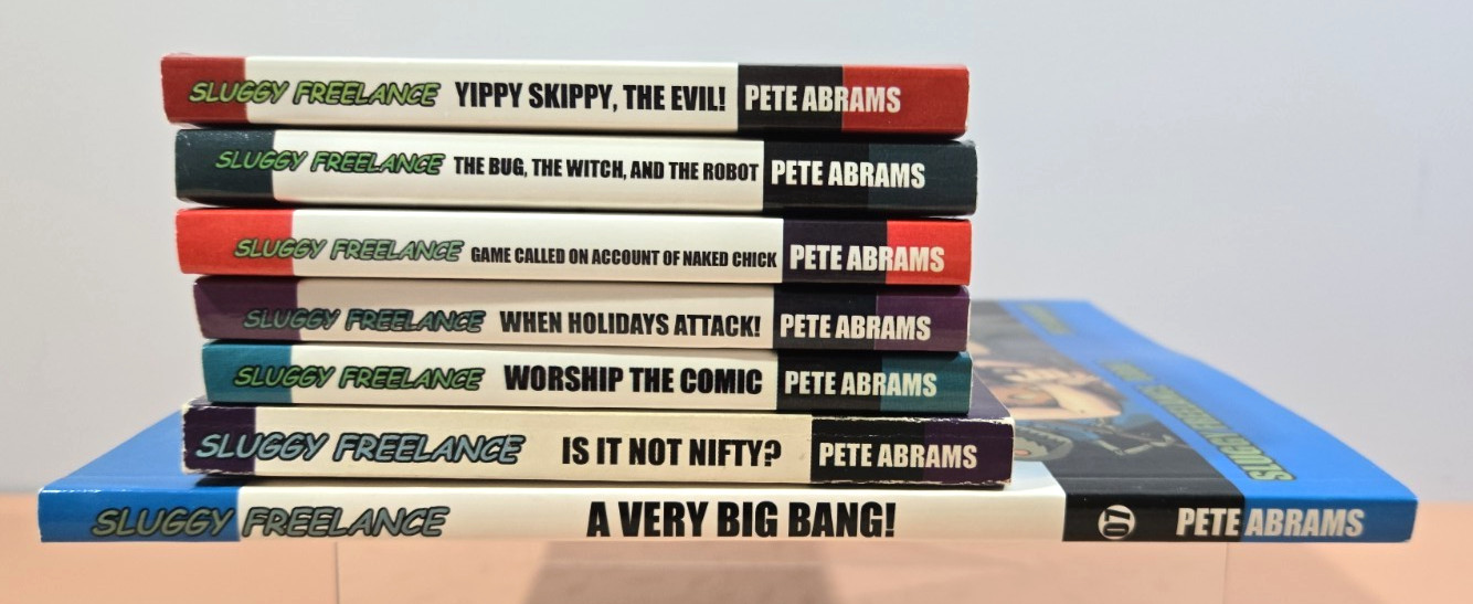 Sluggy Freelance Books Vol 1-7 @1998-2002 by Pete Abrams