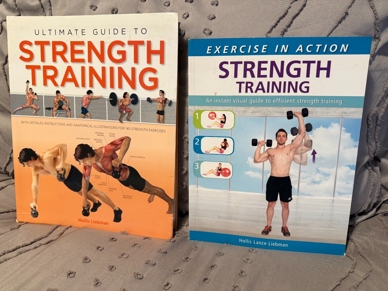 Lot of 6 Fitness & Exercise Guide Books Women’s Strength Training Hollis Liebman