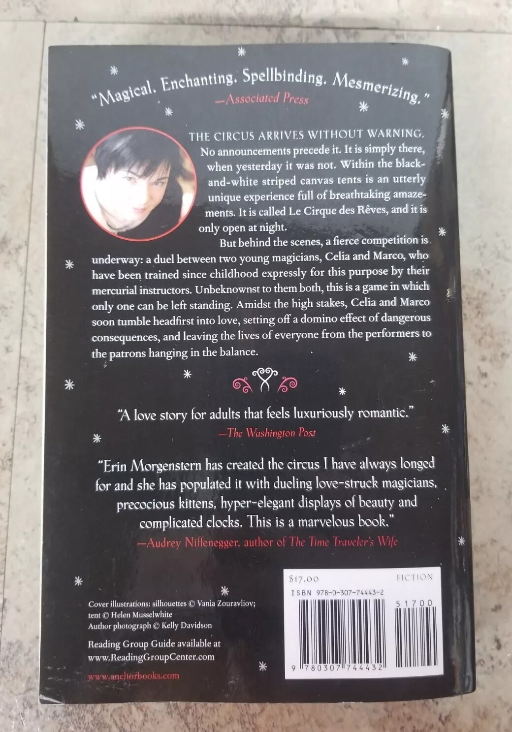 Night Circus : A Novel by Erin Morgenstern (2012, Trade Paperback)