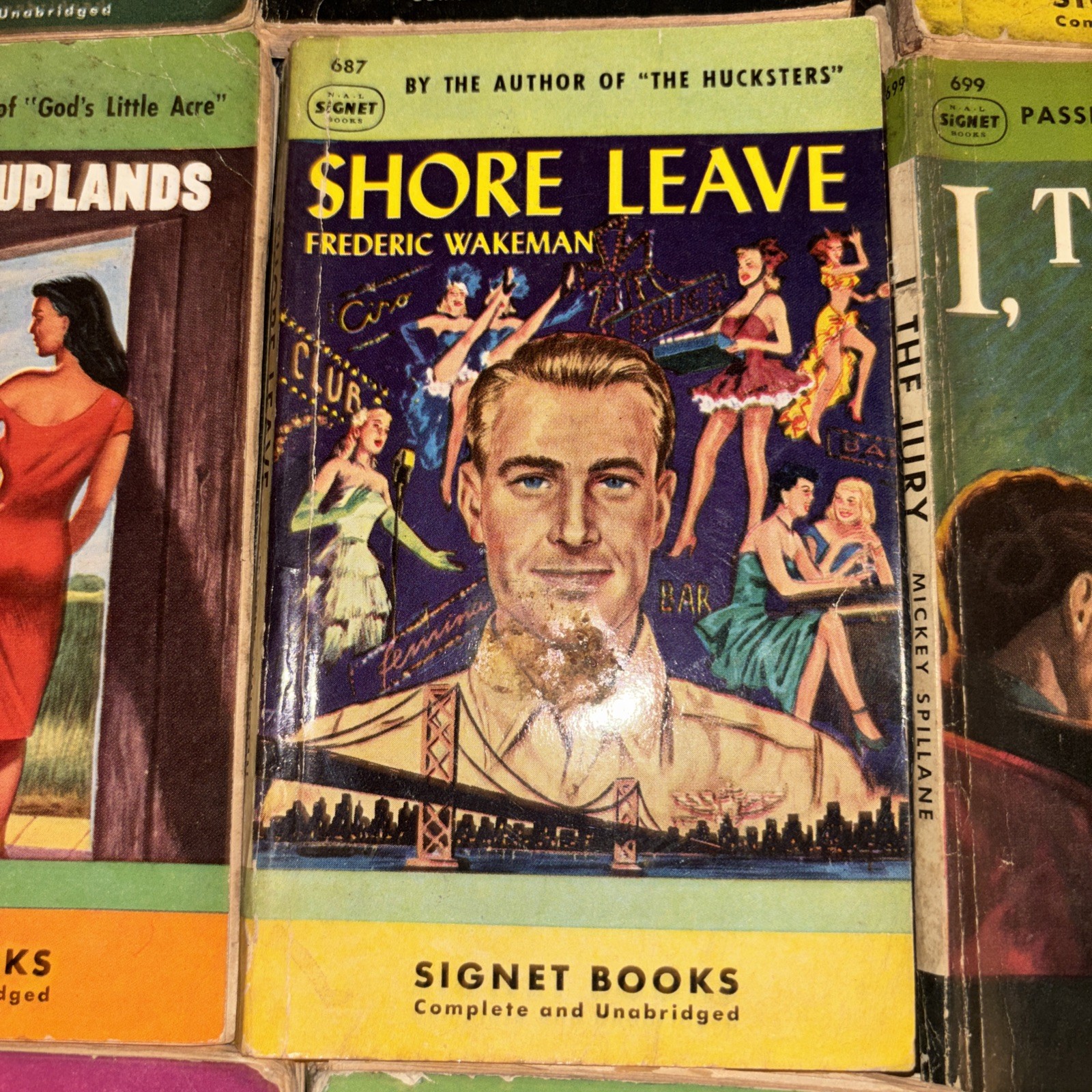 LOT of 10 Vintage Novels Signet 1940s-50s Some 1st Editions. Some Reader Copies