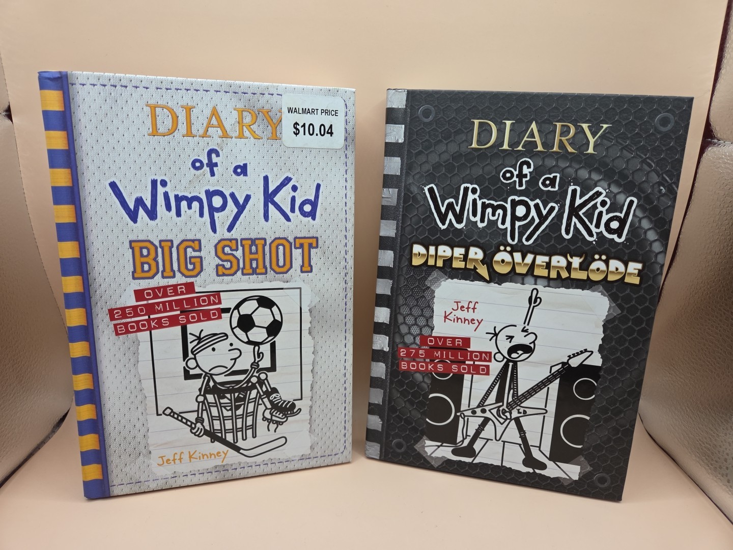 Lot of 10 Diary of a Wimpy Kid Series 9 Hardcovers & 1 PB by Jeff Kinney