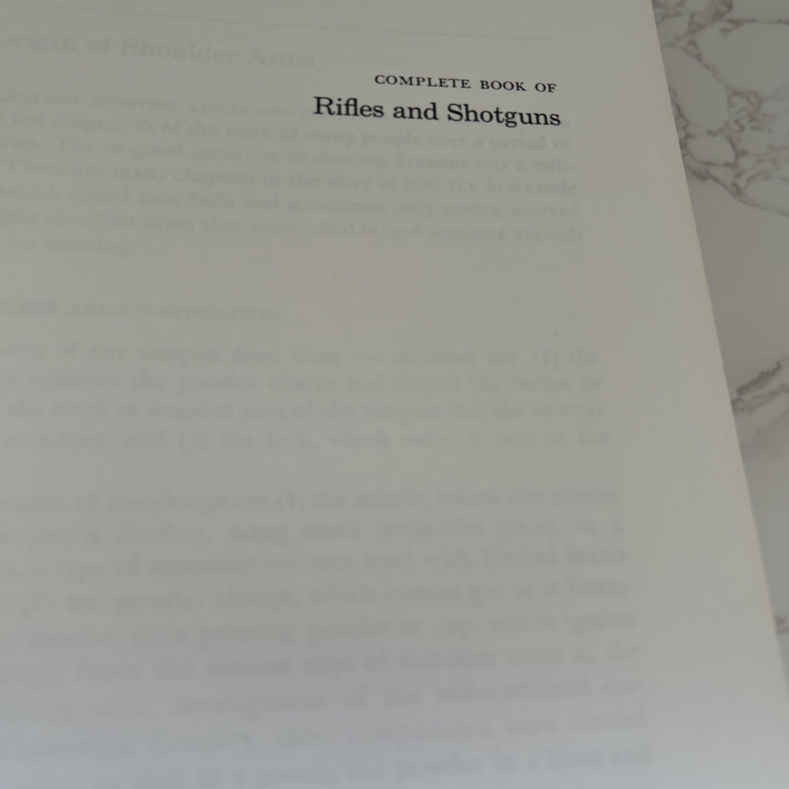 THE COMPLETE BOOK OF RIFLES AND SHOTGUNS, 1961, JACK O’CONNOR, OUTDOOR LIFE