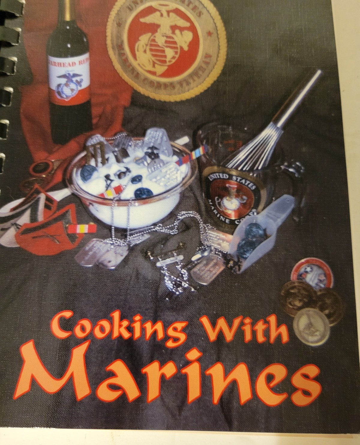 2006 Cookbook Cooking With Marines By Womens Marines Association 112 Pages