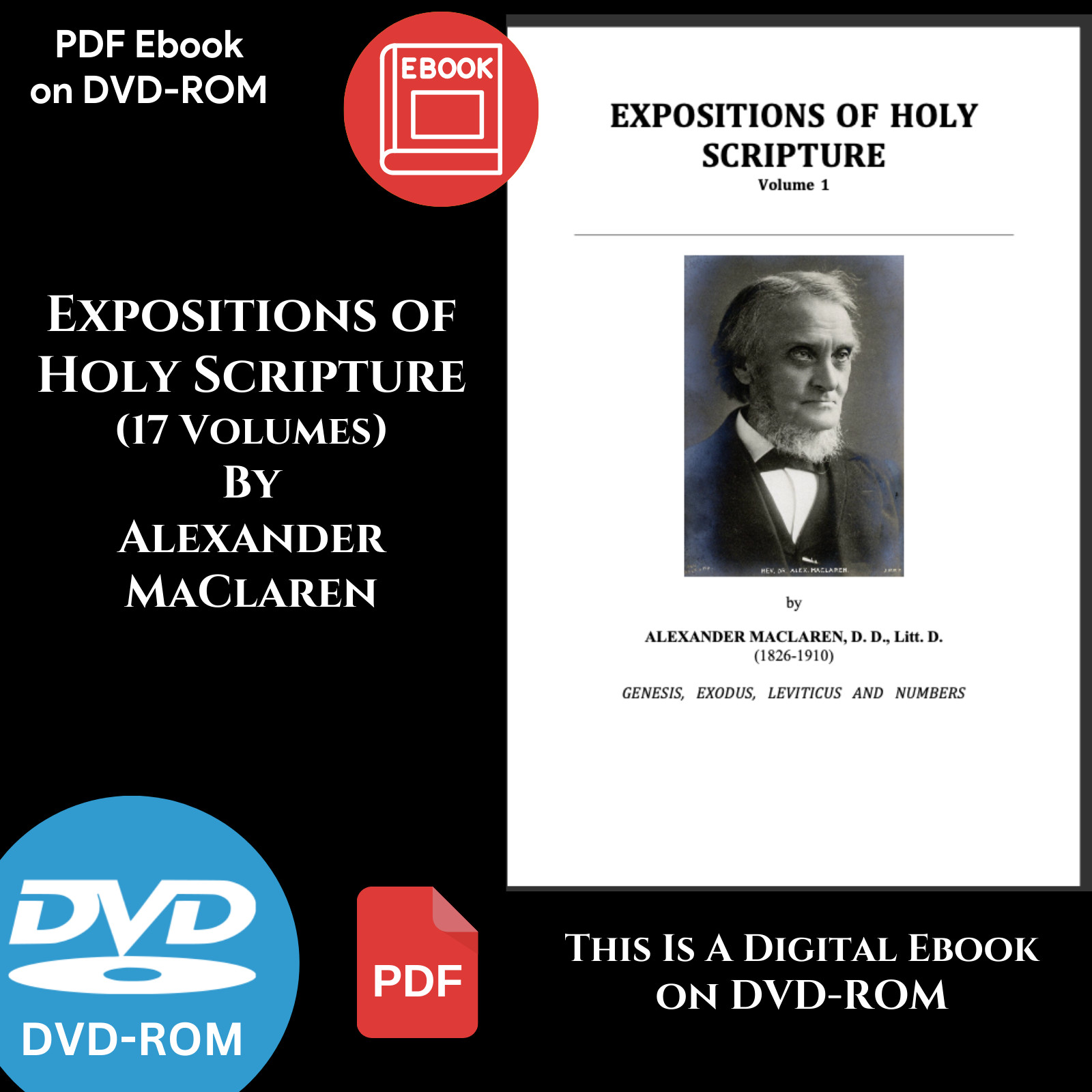 Expositions of Holy Scripture by Alexander MaClaren-Bible Commentary/Sermons DVD
