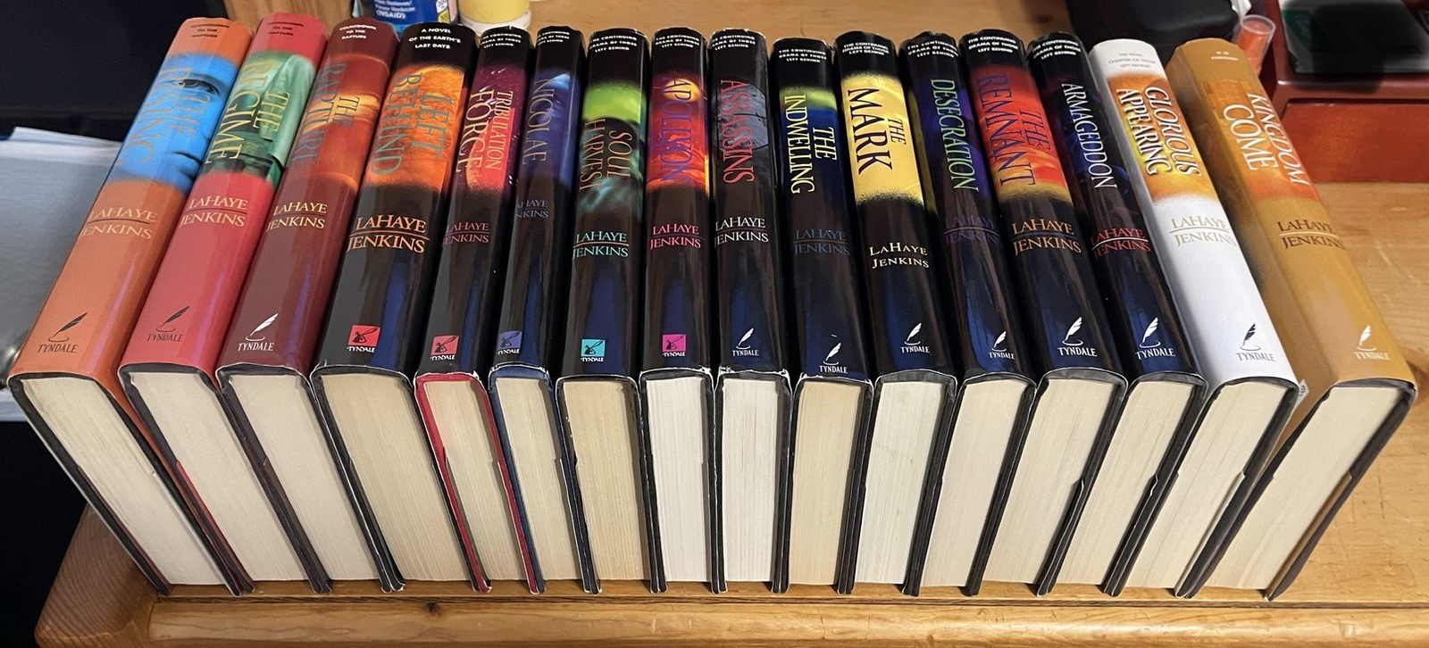 Tim LaHaye & Jerry B. Jenkins Left Behind Series Hardcover Book Club Editions
