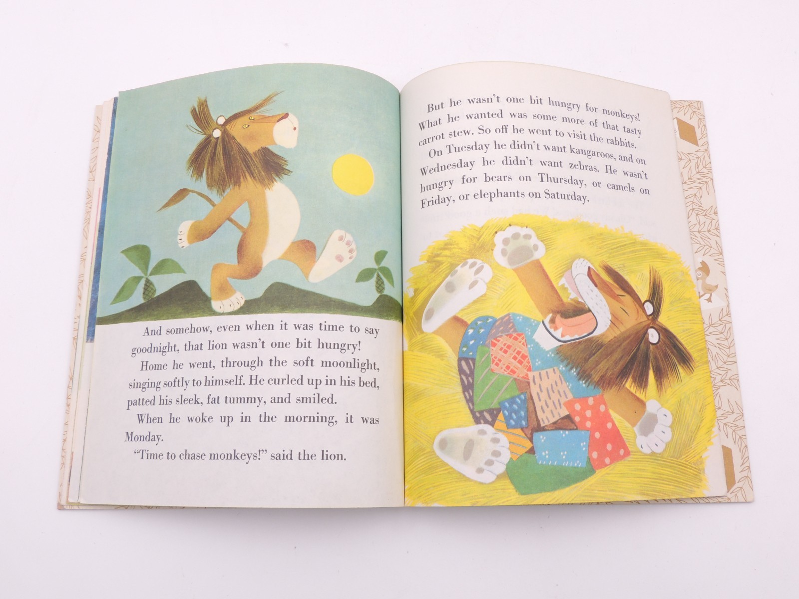 Vintage 1978 Tawny Scrawny Lion #138 (Little Golden Book) 11th Print .59 Edition