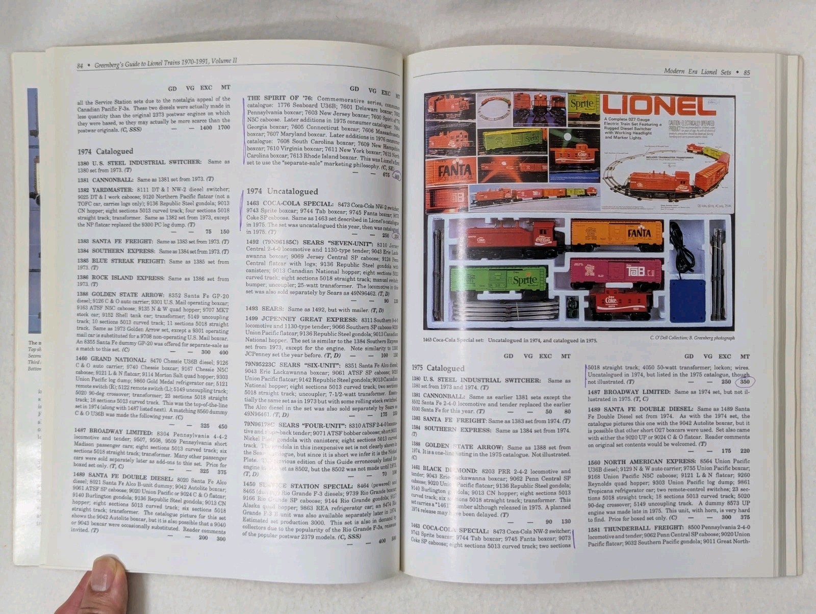 Greenberg’s Guide to Lionel Trains 1970-1991 Volume II Trade Paperback