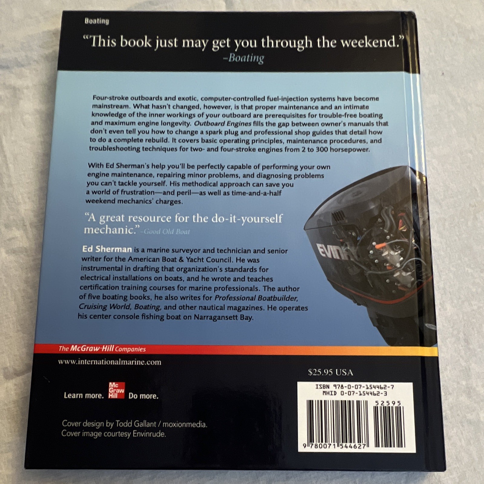 McGraw-Hill Professional Outboard Engines 2nd Ed HC 2008 Ed Sherman Boating