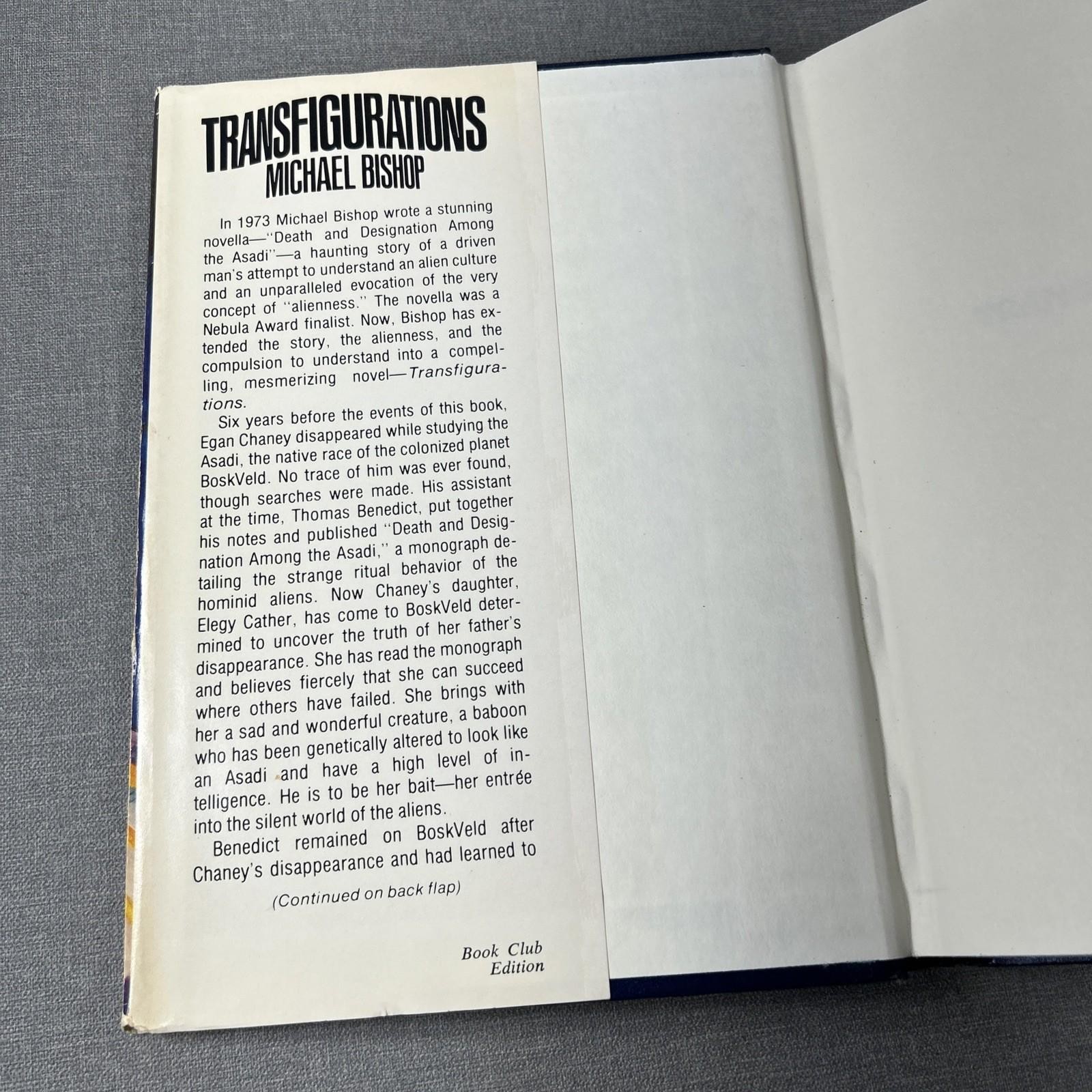 Transfigurations Bishop & Beyond Rejection Leiber 2 Vintage Hardcover Book