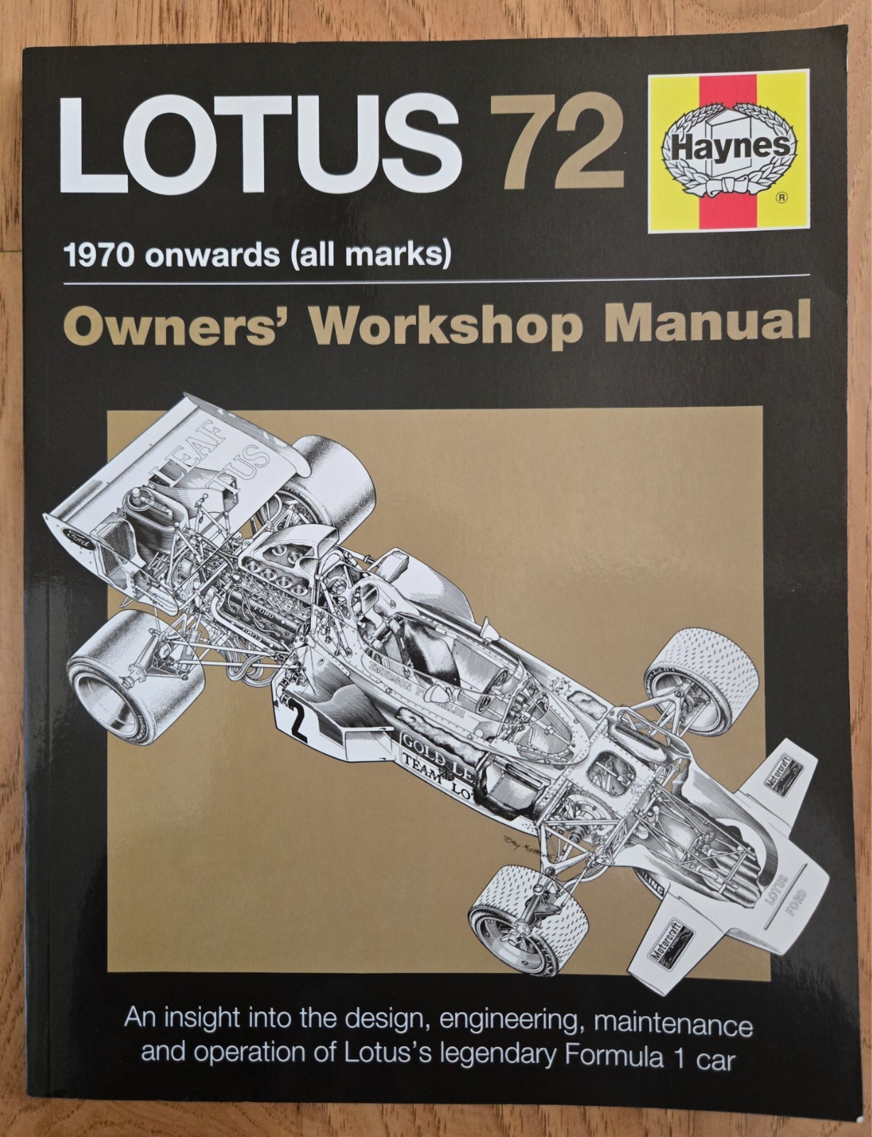 Haynes Lotus 72: 1970 Onwards Owner’s Workshop Manual softcover 165 pages
