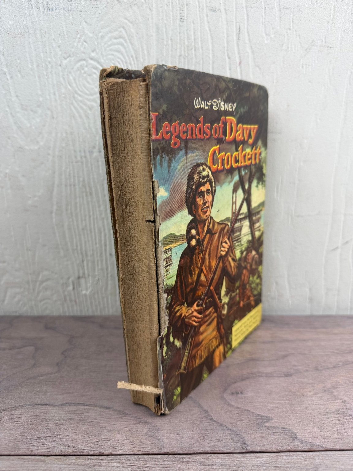 Walt Disney Legends of Davy Crockett 1955 Authorized Edition Whitman Illustrated