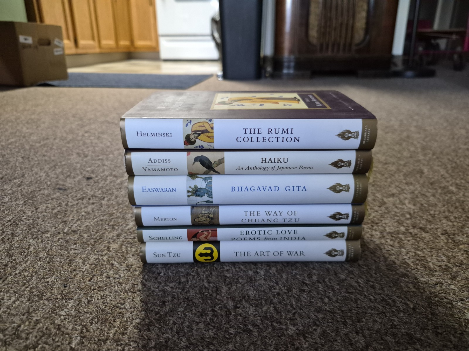 Lot of 6 Shambhala Library Classics Pocket Size Hardcover