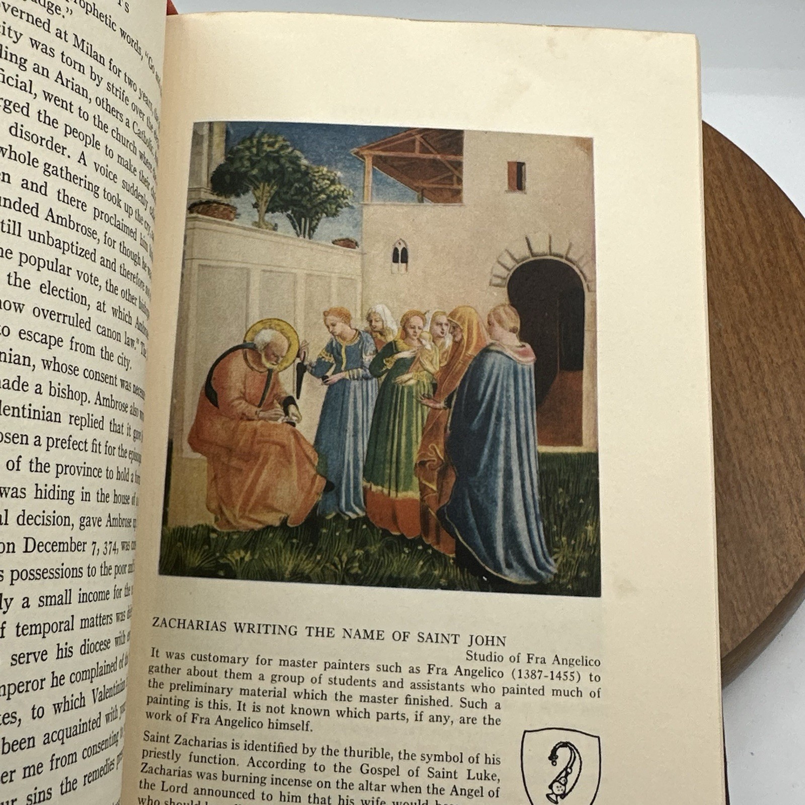 Vintage 1954 Lives of Saints Illustrated Hardcover John J. Crawley & Co.