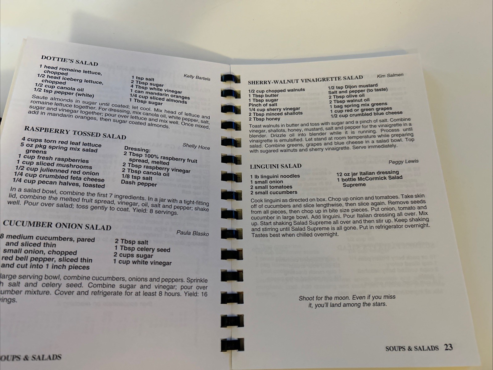Canfield Ohio PTO Cookbook ~ 108 Pages