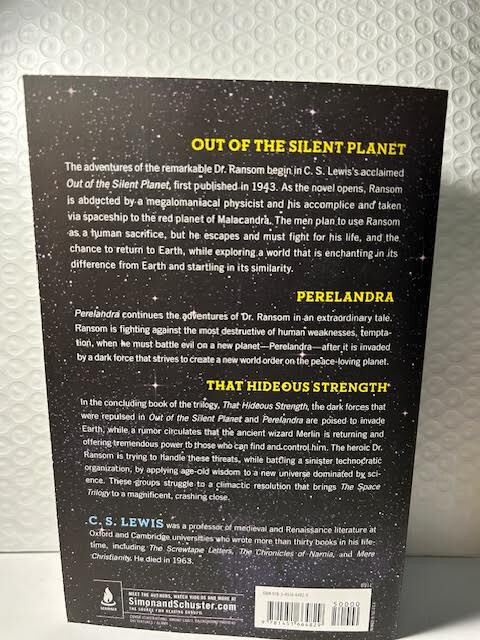 Space Trilogy : C. S. Lewis, Three Books in One (NEW)