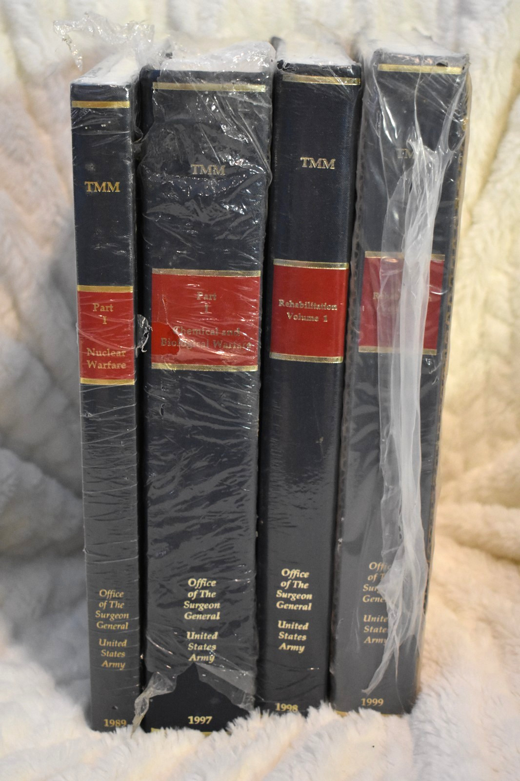 Textbooks of Military Medicine LOT 4 NEW SEALED Nuclear Chemical Bio Rehab TMM
