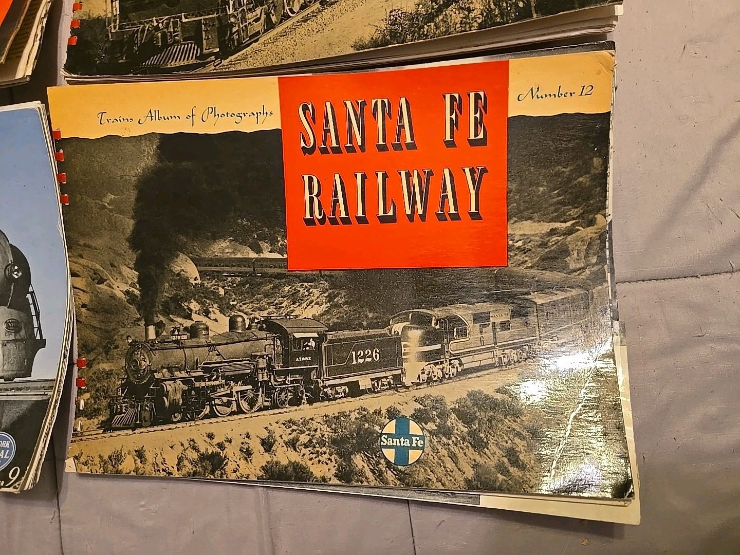 ESTATE: Vintage 1940’s Lot of 6 1st Edtion „Trains Album of Photographs“ Books