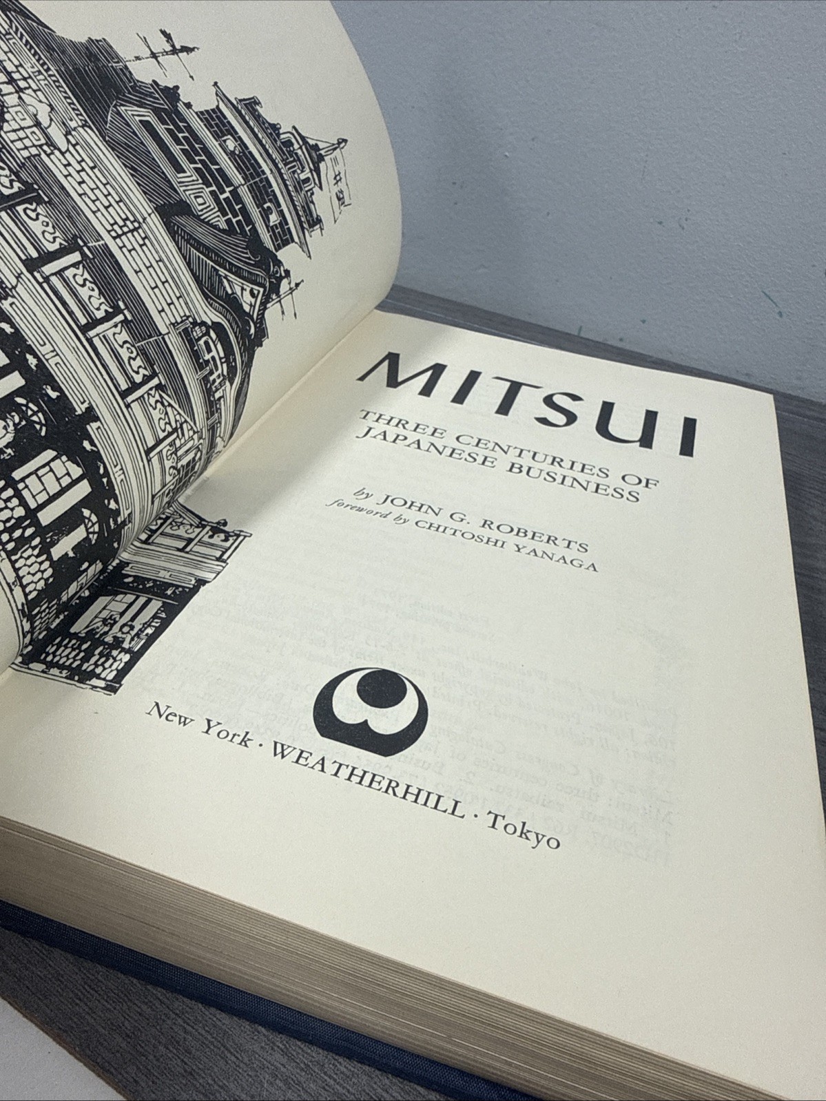 Mitsui: Three Centuries of Japanese Business by John G. Roberts 1974 Hardcover