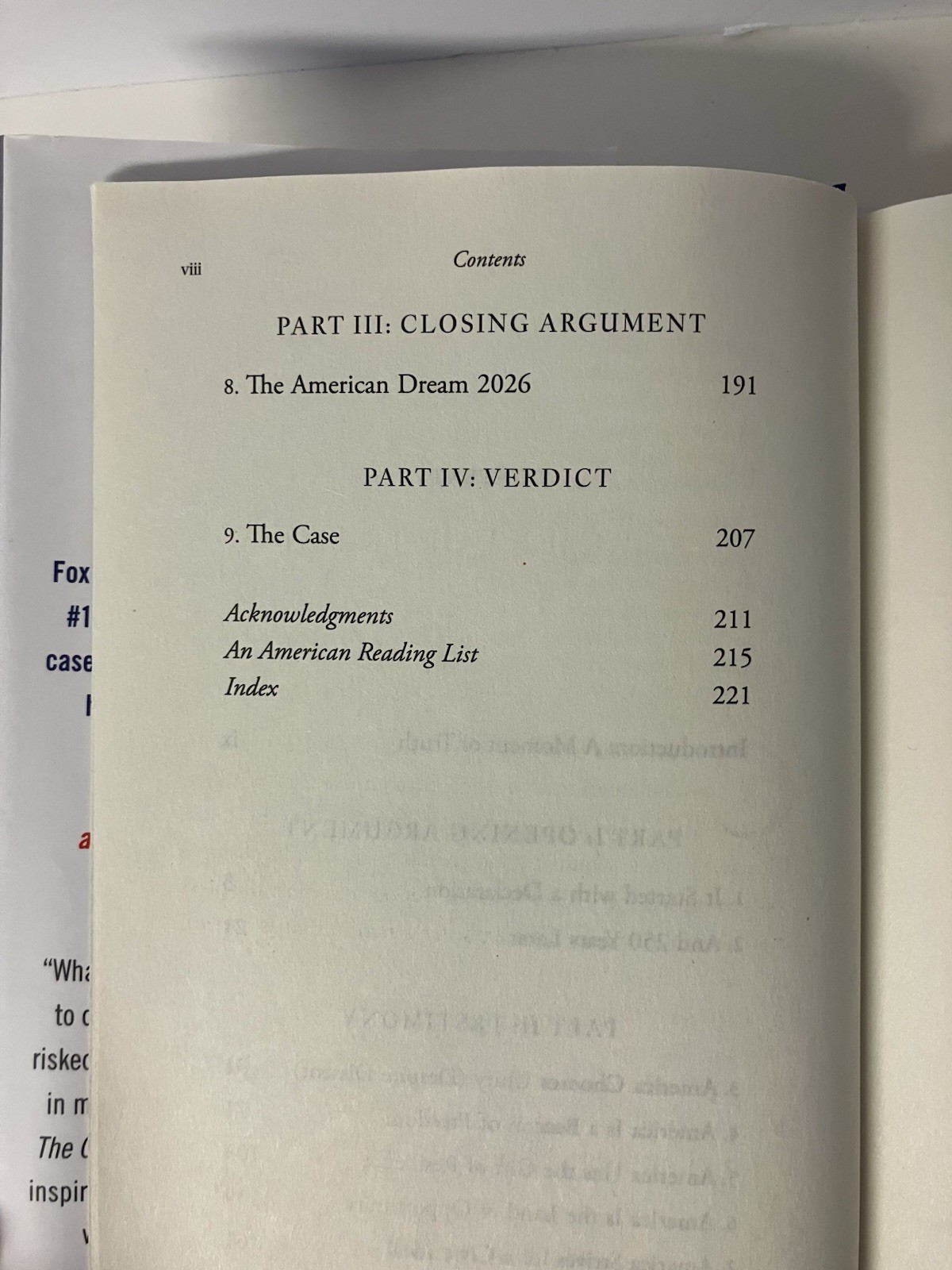 The Case for America An Argument on Behalf of Our Nation by Bret Baier 2026 HCDJ
