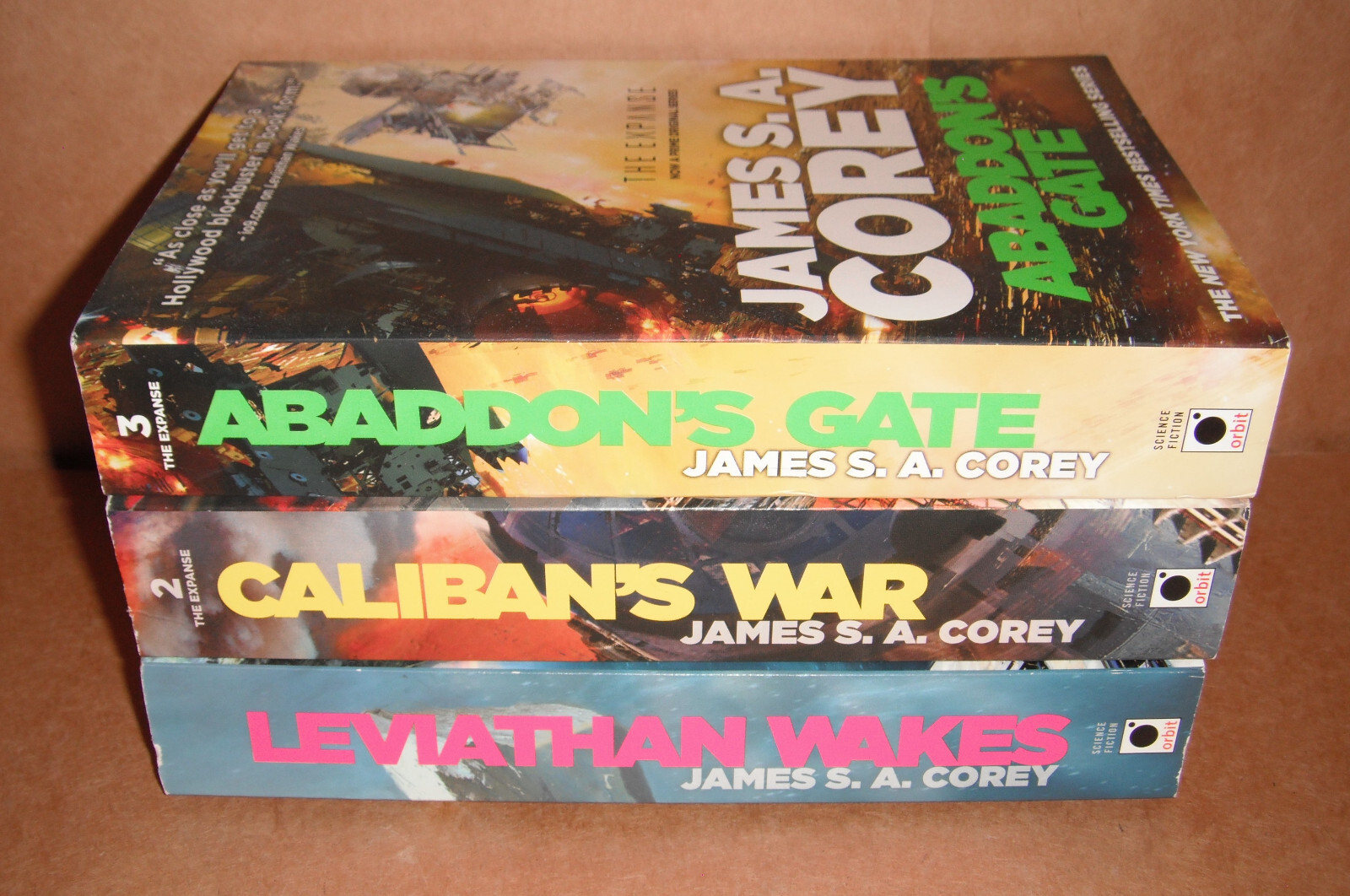 The Expanse Vol. 1,2,3 by James S. A. Corey Paperback