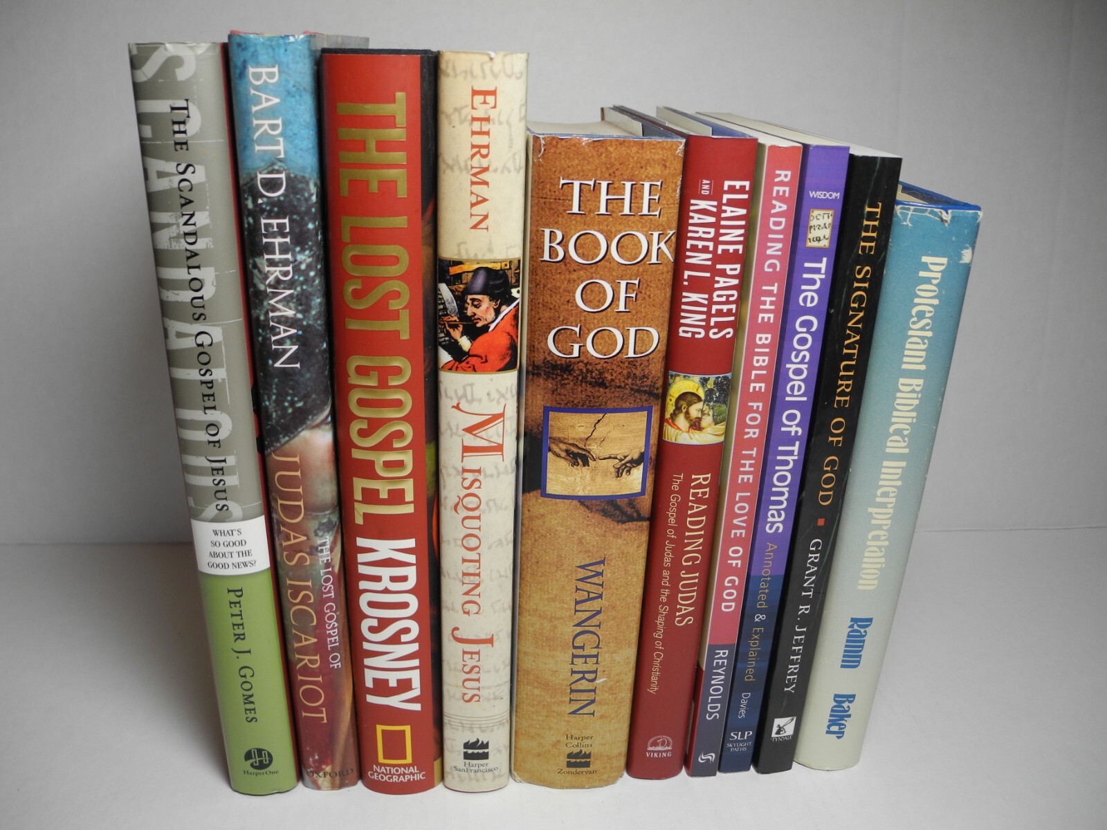 Bible Studies Book Lot Old New Testament Mystical Jesus Christ Lost Gospel Judas