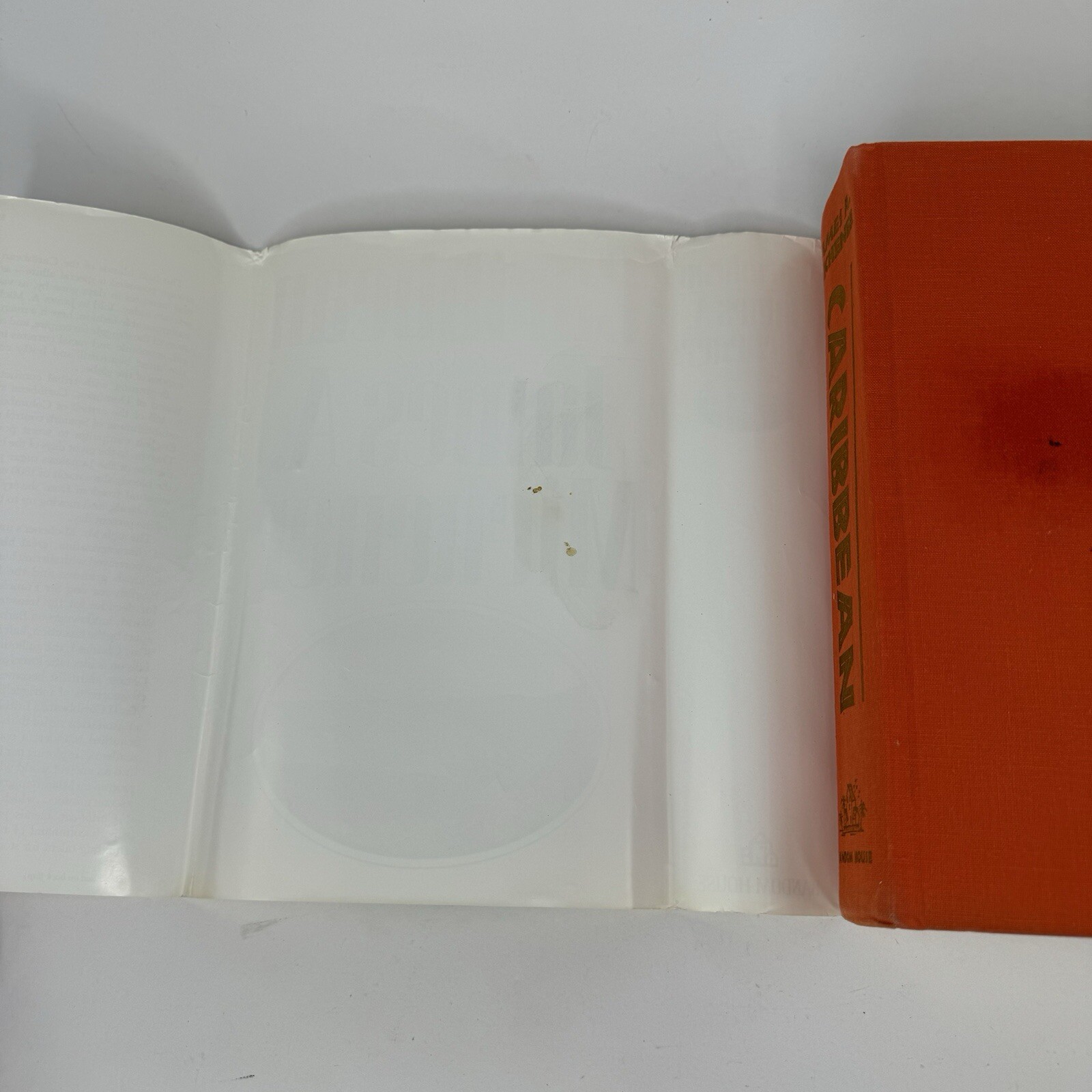 Carribean a Novel by James A. Michener 1st Edition Hard Cover with Dust Jacket