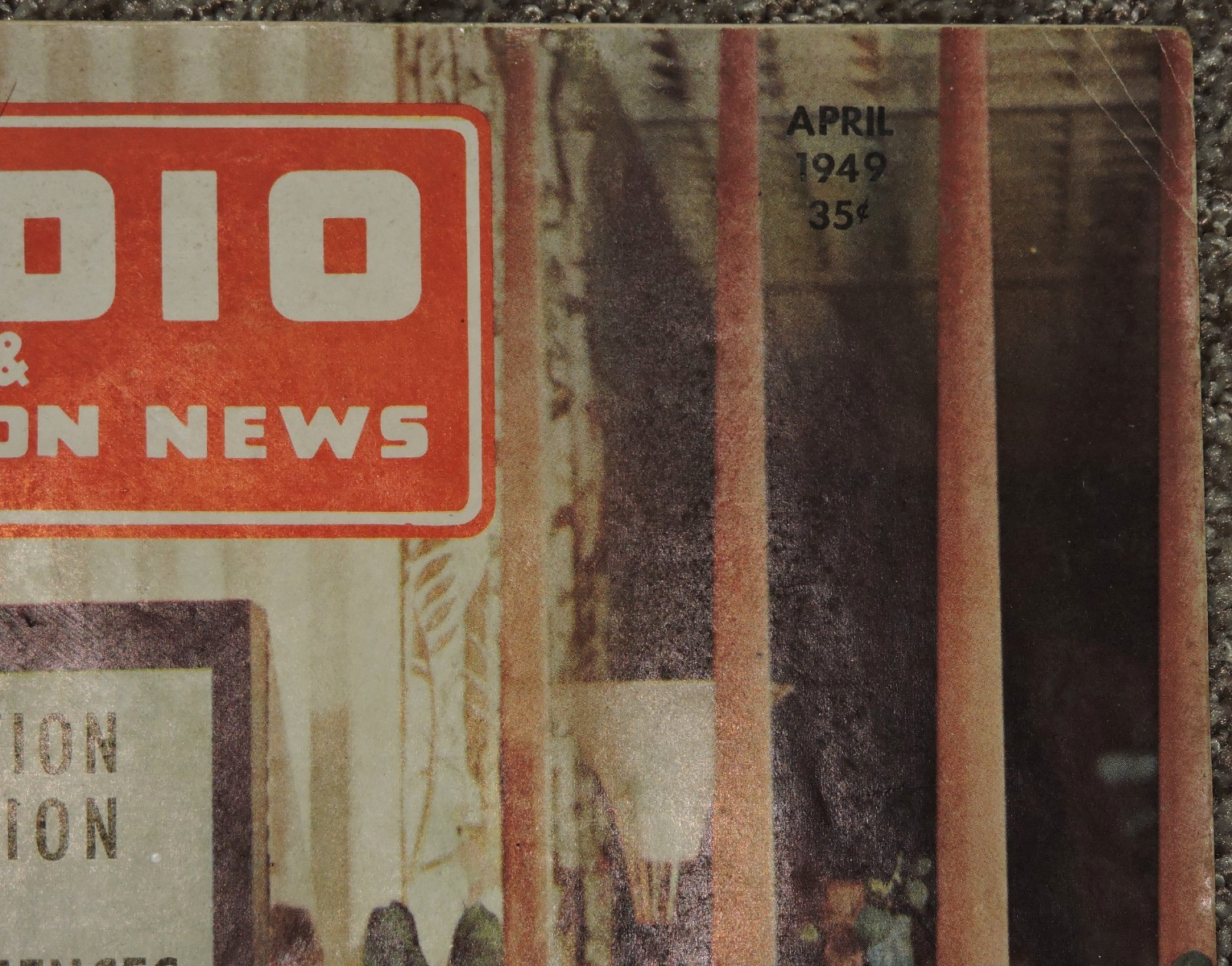 RADIO & TELEVISION NEWS Magazine/catalog – April 1949-154 pages M