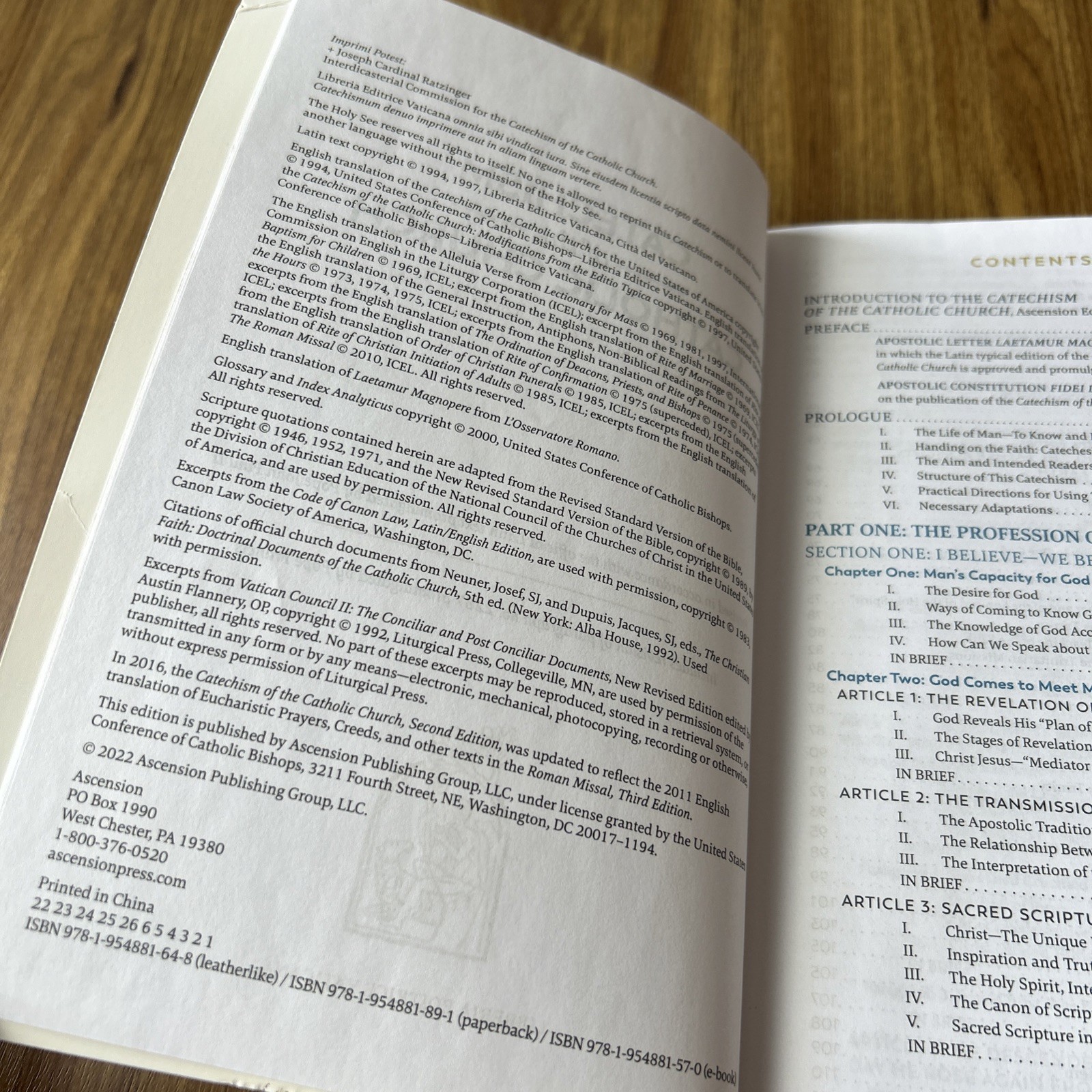 Catechism of the Catholic Church, Ascension Edition 2022 Paperback Color Coded