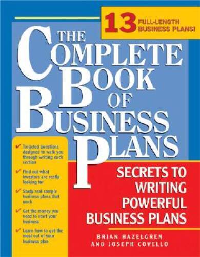 The Complete Book of Business Plans: Simple Steps to Writing Powerfu – VERY GOOD