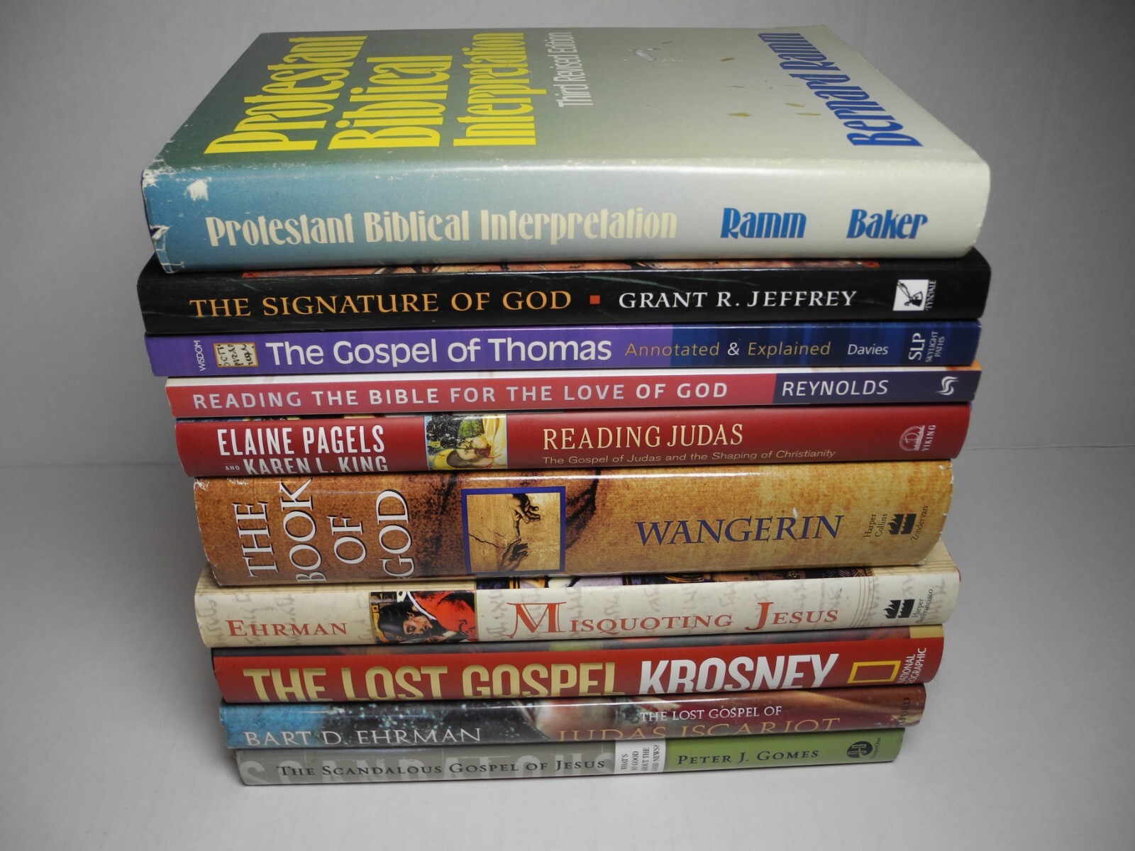 Bible Studies Book Lot Old New Testament Mystical Jesus Christ Lost Gospel Judas