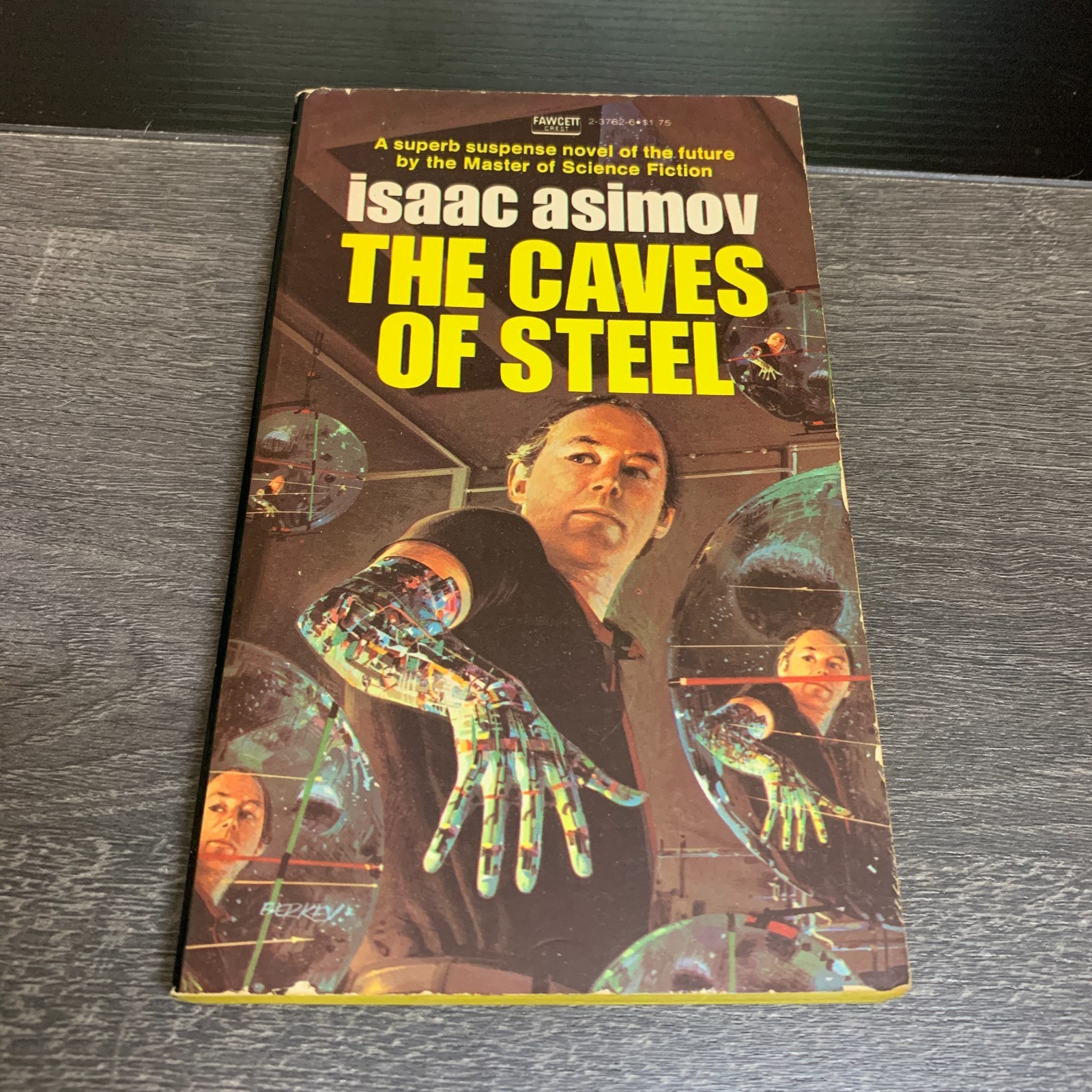 The Caves of Steel Isaac Asimov 1971 Vintage Paperback Space Opera Robot Sci-Fi