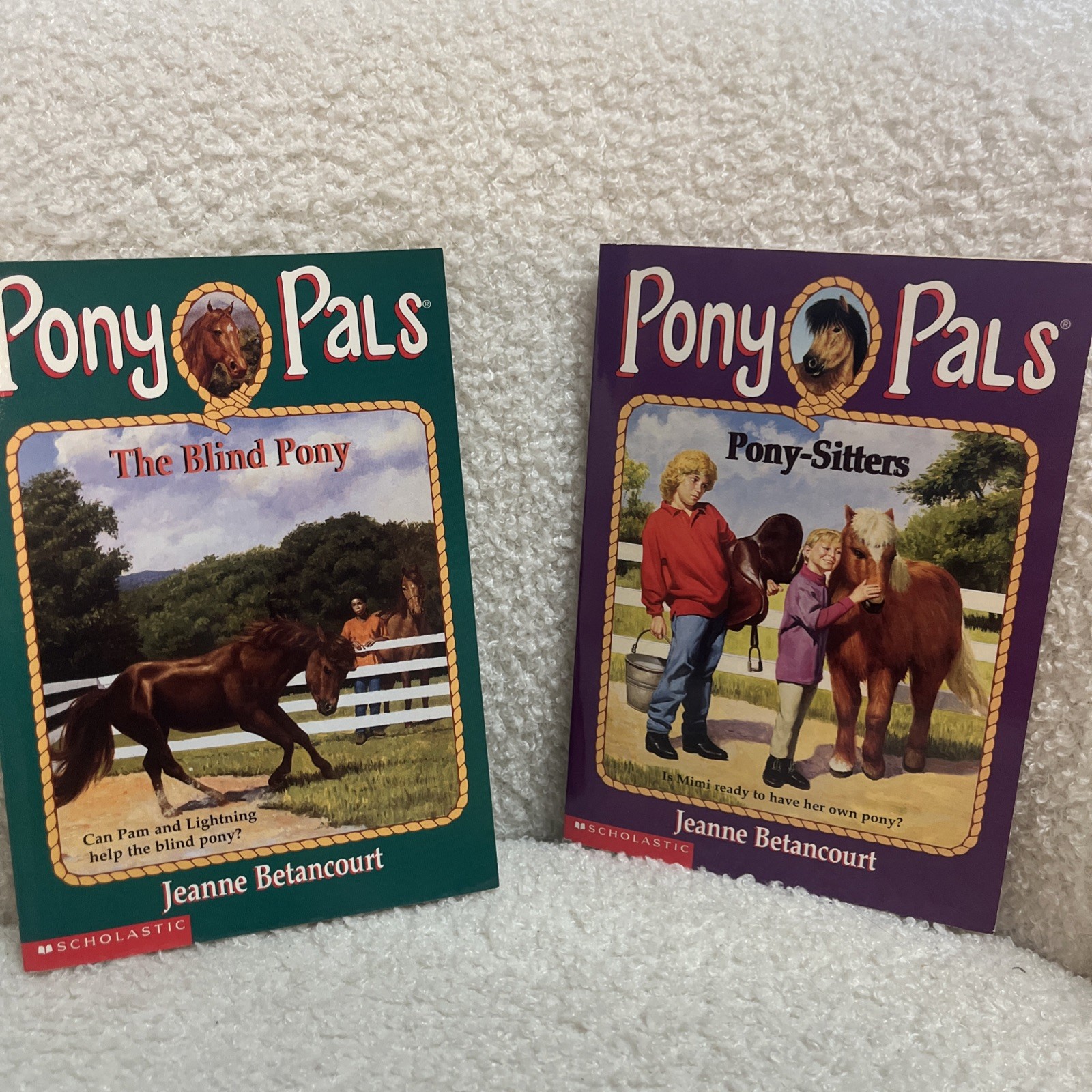 Lot 21 Pony Pals Book Paperback Horse Books Jeanne Betancourt Vintage Scholastic