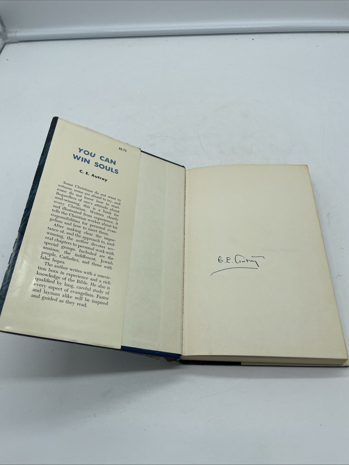 Signed YOU CAN WIN SOULS by C.E. Autrey 1961 Hardback with Dust Jacket